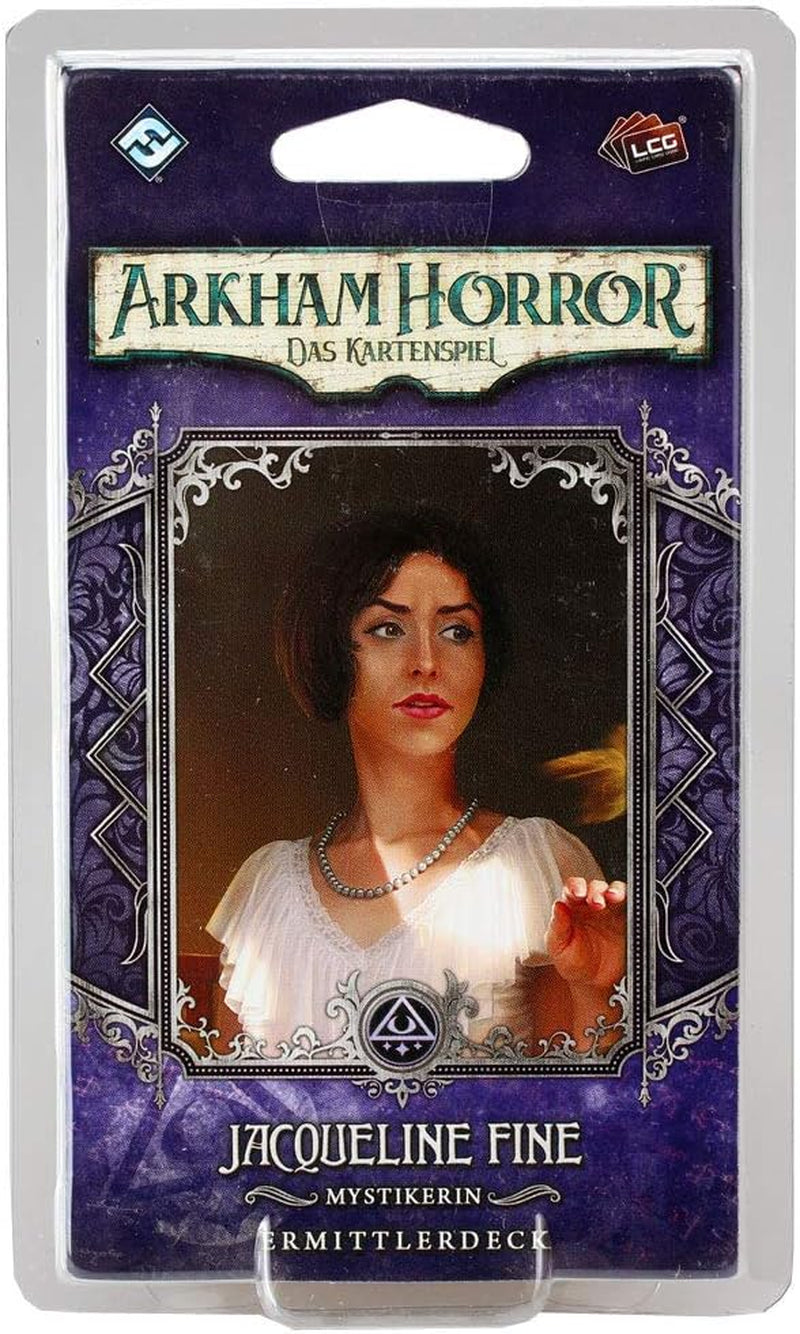 Fantasy Flight Games, Arkham Horror: LCG, Joc de bază, Joc pentru experți, Joc de cărți, 1-4 jucători, Vârste 14+, 45+ minute, Germană, Multicolor, Colorat