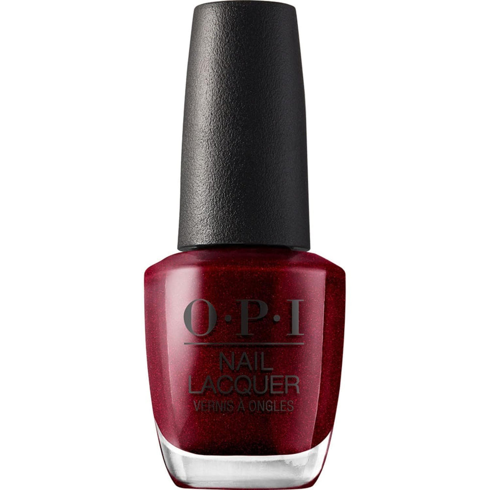 Oja OPI Nail Lacquer în nuanțe de roșu și portocaliu – Oja cu uscare rapidă, rezistentă la ciobire și de lungă durată – durează până la 7 zile – cu pensulă ProWide extra-lată