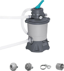 Bestway 58515-7 Pompă cu filtru de nisip, 3.596 l, Gri