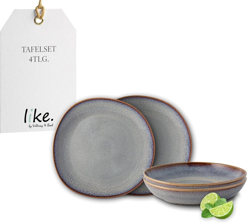 Like. de Villeroy & Boch Lave Beige set de cină 4 piese Seturi vesela masa Naty Shop Default Title