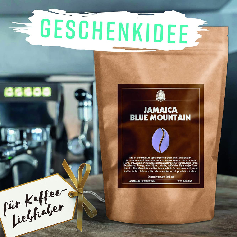Henry´s Kaffee Jamaica Blue Mountain 250g - Kaffeerarität - exzellentes Aroma - feine Säure - handwerklich geröstet - Premium Kaffeebohnen