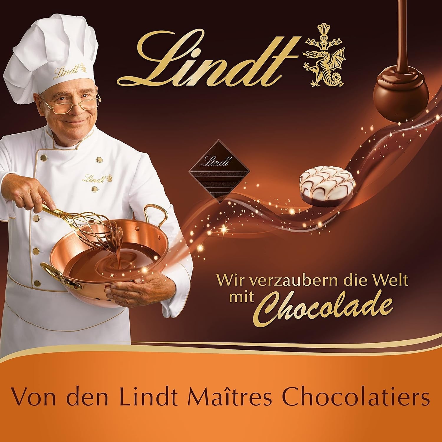 Lindt & Sprüngli Feines Backen Kuchenmischung, Backmischung, 8 Portionen, Lactosefrei, 400 G Amestec pentru copt si gatit Naty Shop