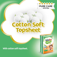 Scutece pentru bebeluși sensibili, mărimea 6, extra mari (13-18 kg), 114 scutece