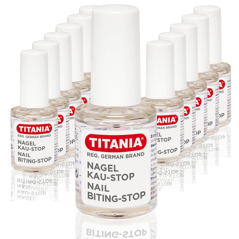 TITANIA Oja anti-roșare (10ml) • Oja împotriva roderii unghiilor • Prevenirea roderii unghiilor • Protecție împotriva roderii unghiilor de la mâini • Prevenirea roderii unghiilor de la mâini
