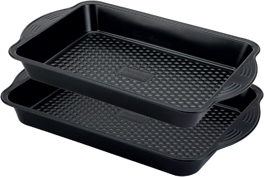Prestige 48227 Aerolift Muffin Zinn, Carbon Steel, Schwarz Matrite si tavi pentru copt Naty Shop 2 Teilig Auflaufform Set