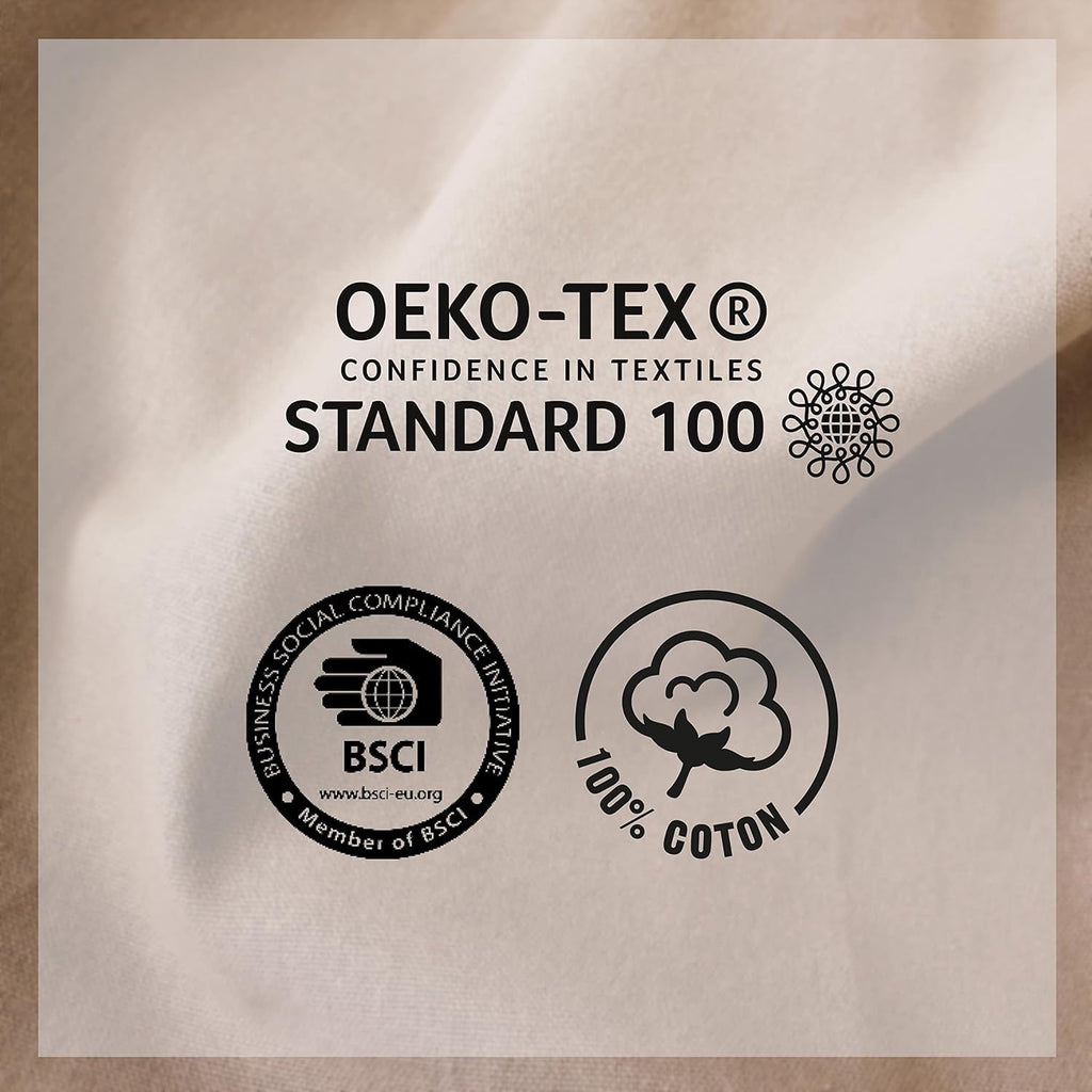 Cuvertură Enjoy Home, Bej, Natural, Cu 4 pompoane de iută, 90 X 190 Cm, 100% bumbac, certificat Oeko-Tex, colecția Panama Plapumi si pilote Naty Shop