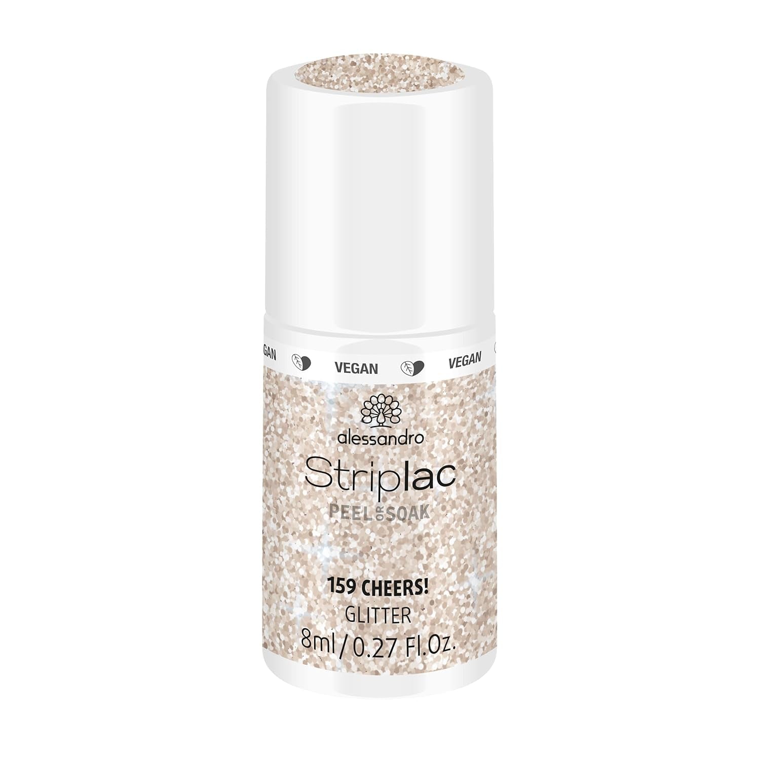 Oja UV alessandro Striplac Classic Rosy Wind – Delicată și de lungă durată – Îndepărtare ușoară datorită tehnologiei de îndepărtare peel-off – Vegană și cruelty-free – 8 ml