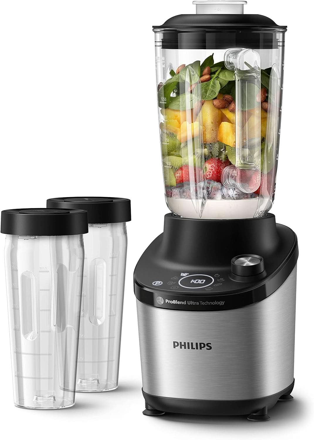 Blender PHILIPS Seria 7000 HR3760/00, 2l, 1500W, 12 trepte viteza, negru Bucatarie Naty Shop