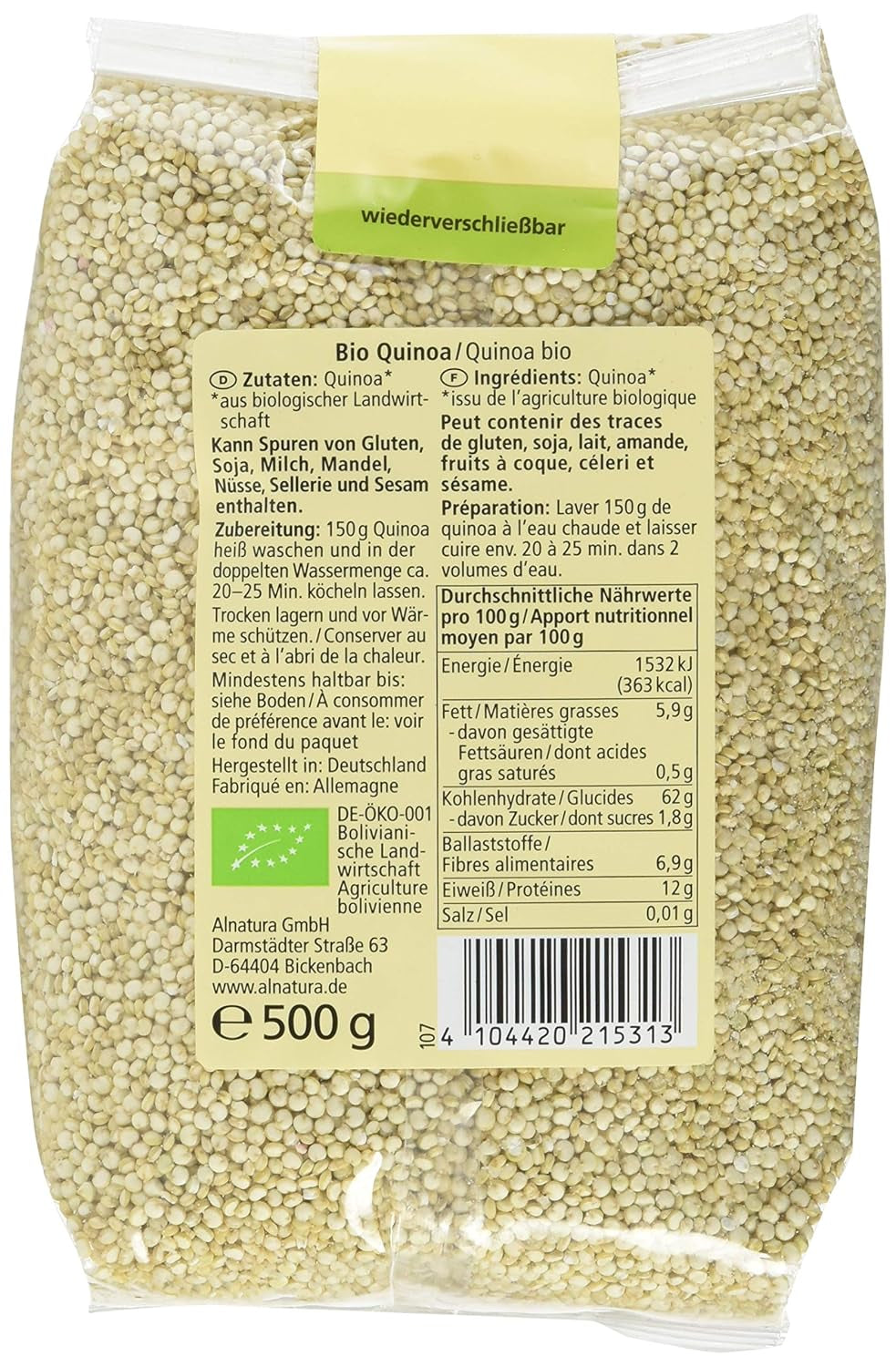 Quinoa organică, 500g