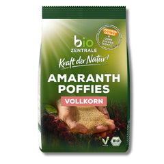 Pufuri cu amarant biozentrale | 125 g | vegan | boabe mici de amarant expandate | sursă de proteine | pentru muesli, iaurt și boluri colorate pentru micul dejun