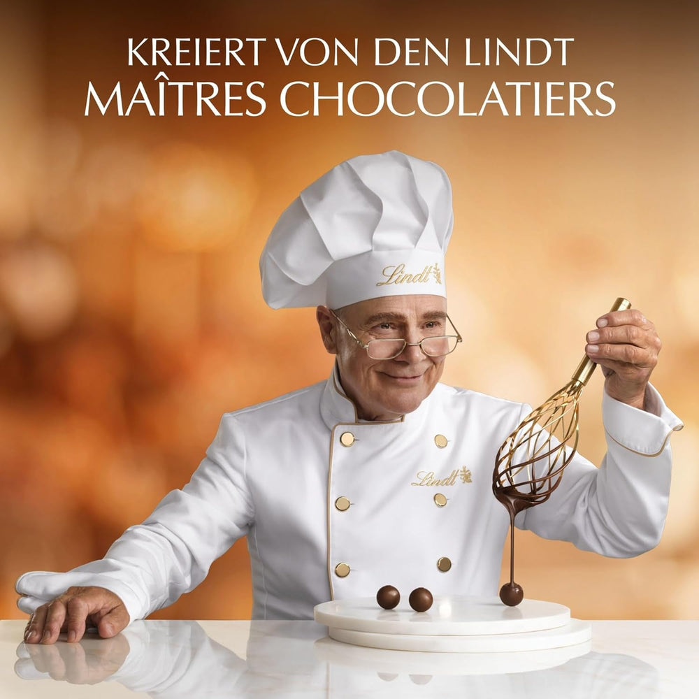 Lindt Chocolate | Pungă LINDOR Cheesecake | 1kg | 80 de bile de ciocolată albă cu lapte cu umplutură de cheesecake care se topește în gură | Cadou de ciocolată de împărțit