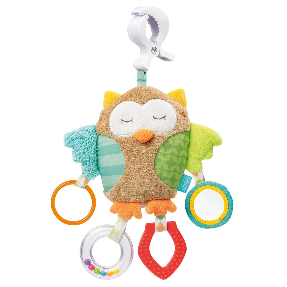 Jucărie Fehn Baby Koala - Jucărie pentru abilități motorii cu inel de fixare - Jucărie cu elemente de prindere - Jucărie pentru copii pentru mușcat, prindere și descoperire - Jucărie drăguță pentru bebeluși și copii mici de la 3+ luni Jucarii Bebe Naty Shop Bufniță