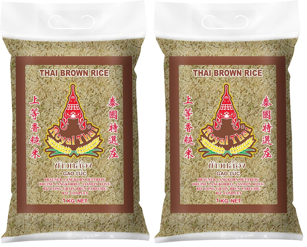 ROYAL THAI RICE - Orez brun parfumat cu bob lung - 1 x 1 kg