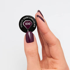 Oja UV Semilac 030 Ciocolată Neagră 7ml Colecția Allure