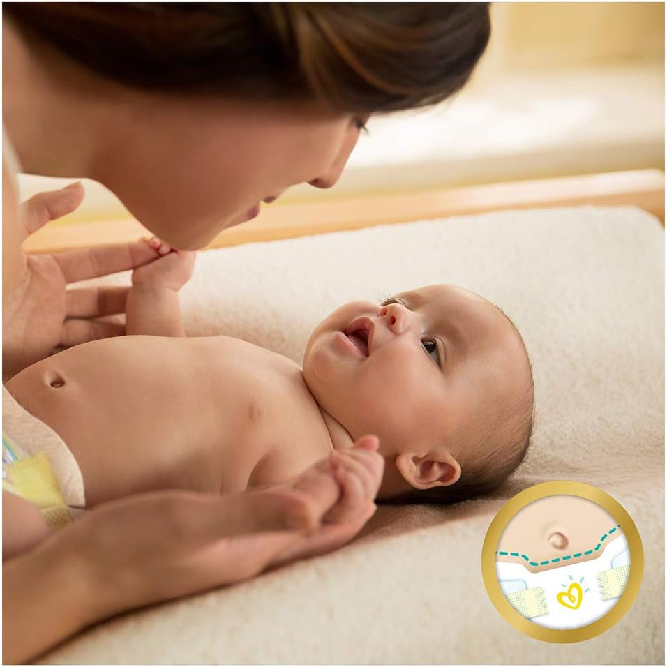 Scutece Pampers Mărimea 0 (<3 kg), Scutece Premium Care, 30 bucăți, Cel mai bun confort și protecție pentru pielea sensibilă de la Pampers