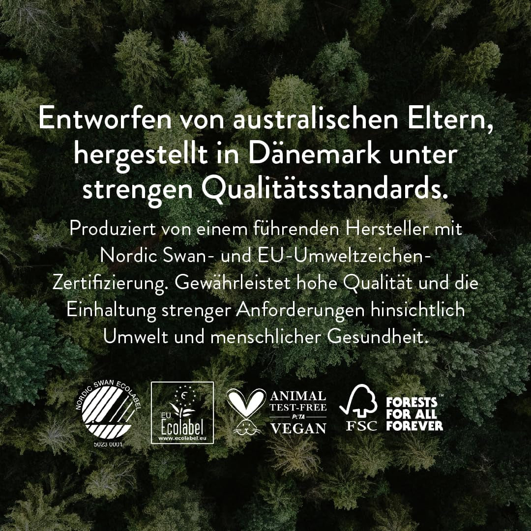 Scutece push-up, mărimea 6 XXL (de la 15 kg) - 1 pungă cu 21 de bucăți - Fără substanțe nocive, ecologice, ultra-plate, pentru utilizare nocturnă - Fabricate în Danemarca