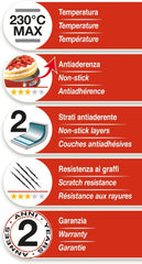 508000000hgnam Rossana 2.0, formă de inimă 25 cm, oțel cu acoperire necorespunzătoare, Matrite si tavi pentru copt Naty Shop