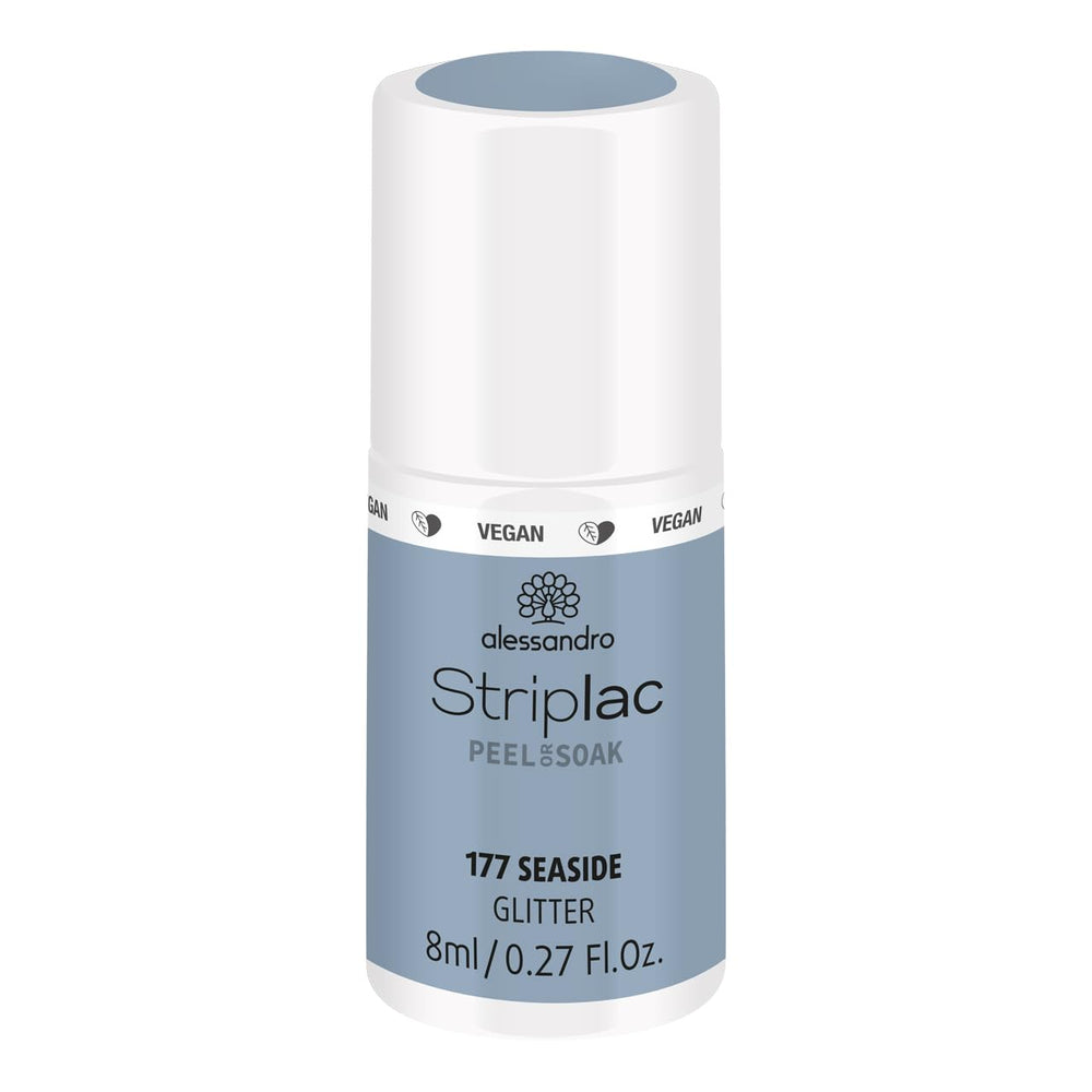 alessandro Striplac UV-Nagellack Flat White – Schonend und langanhaltend – Einfache Entfernung dank Peel-Off-Technologie – Vegan und tierversuchsfrei – 8 ml