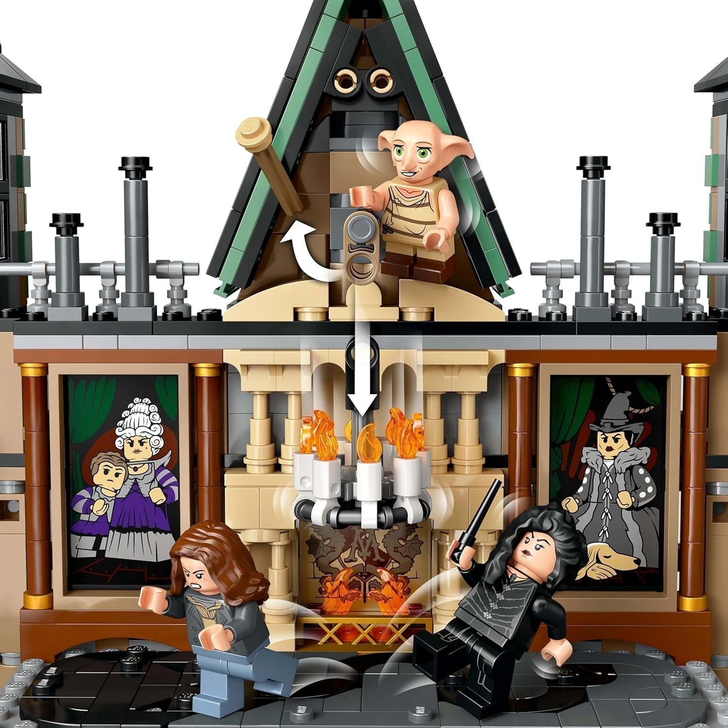 LEGO Harry Potter Malfoy Family Country Estate, jucărie fantastică de colecționat și expus, cadou pentru băieți, fete și fani ai lumii vrăjitorilor, idee de cadou cu 9 minifigurine 76453 Seturi de constructie Besuche den LEGO-Store