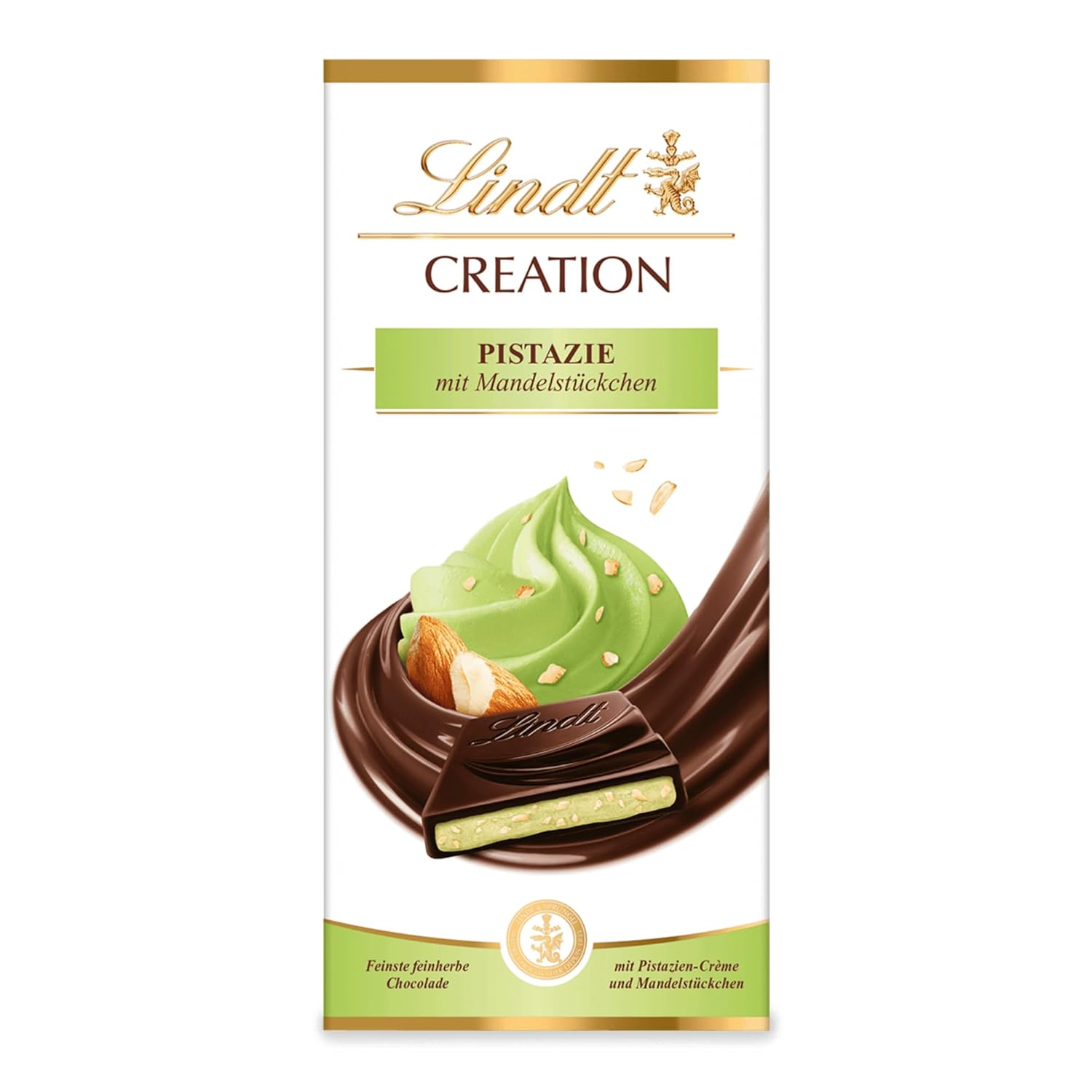 Lindt Creation Hazelnut De Luxe Tabletă - Ciocolată Neagră Cu Alune Crocante Într-o Umplutură Cremoasă
