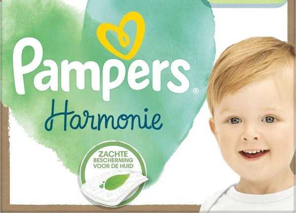 Pampers Harmonie Scutece Pentru Bebelusi Mărimea 5 11-16 kg 38 Buc - Delicate Pe Pielea Bebelusului