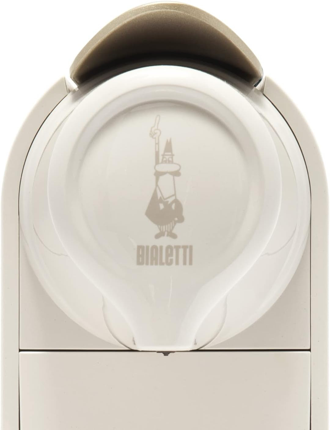Bialetti Gioia, espressor pentru capsule de aluminiu, super compact, rezervor de 500 ml, 50% plastic reciclat, culoare taupe