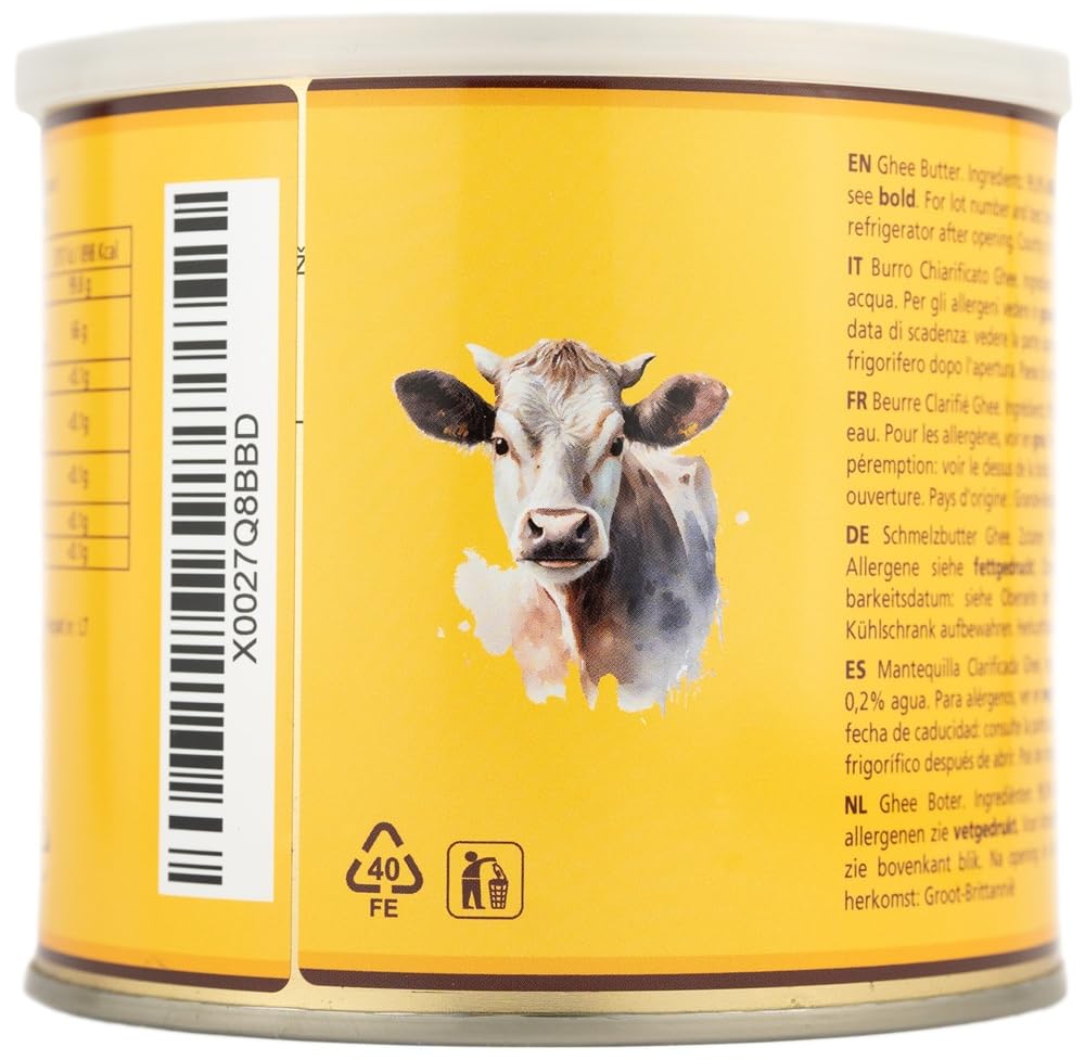 Grocer Planet Natural Ghee - Ghee Clarificat 500g Pentru Gătit Keto
