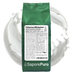 SaporePuro Lapte Degresat 1 kg - Solubilitate Ridicată Fără Gluten