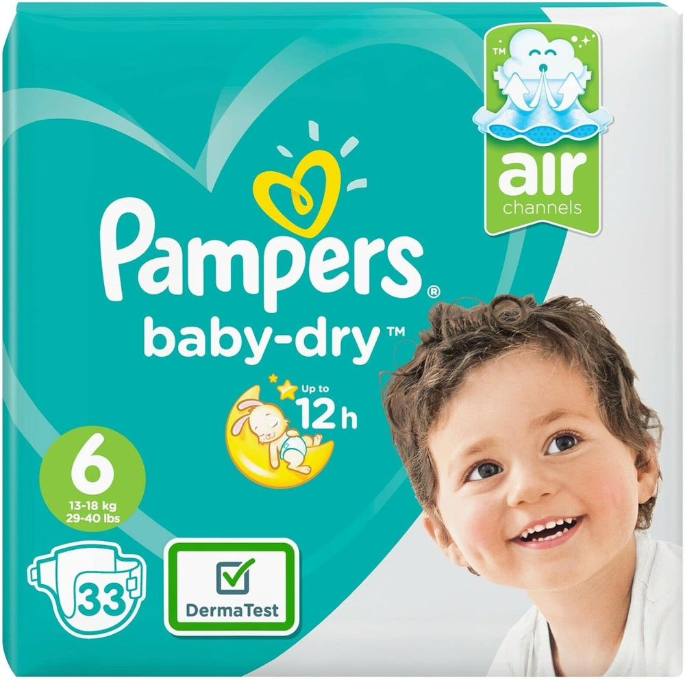 Scutece Pampers 81657566 Baby-Dry Pants, albe