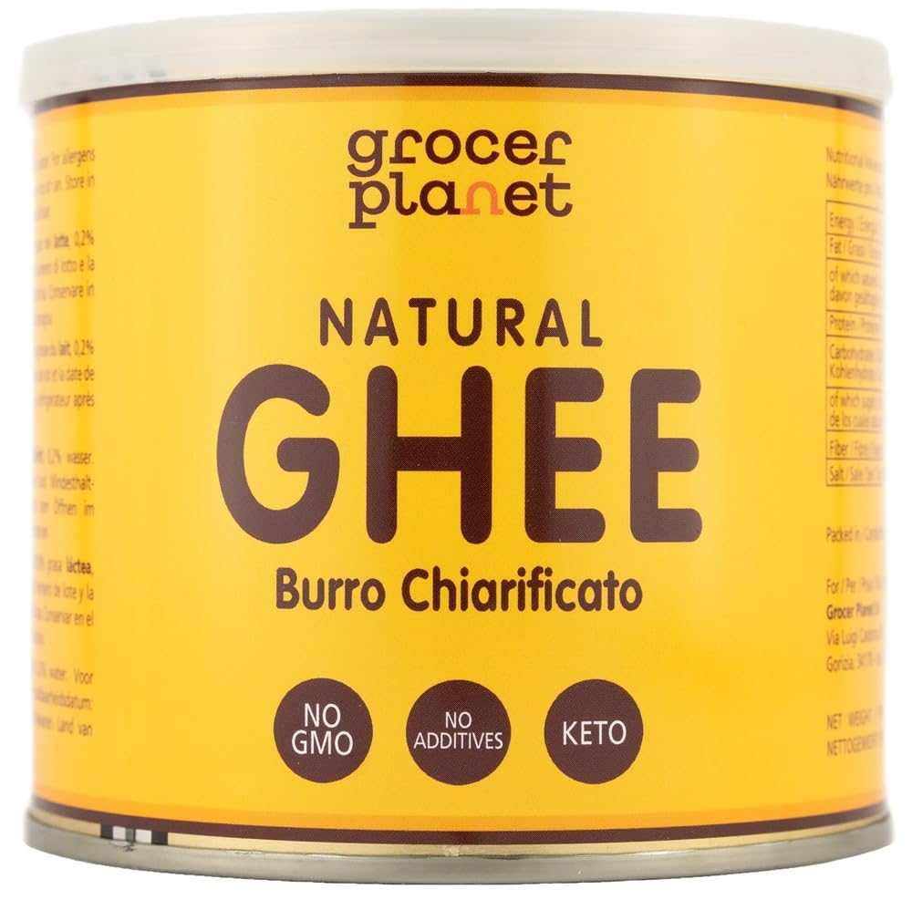 Grocer Planet Natural Ghee - Ghee Clarificat 500g Pentru Gătit Keto