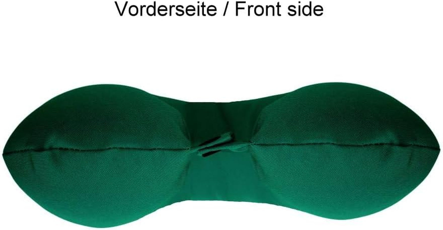 Pernă de gât Lemos Home cu umplutură din microfibră, pernă de susținere a gâtului, pernă de călătorie confortabilă pentru avion, mașină, birou, ideală pentru camping, vacanțe și gadgeturi de călătorie (verde mentă)