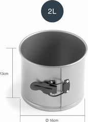 Matrita panettone, detașabilă, oțel carbon, antiaderent, diametru 16 cm, volum 2 litri Matrite si tavi pentru copt Naty Shop