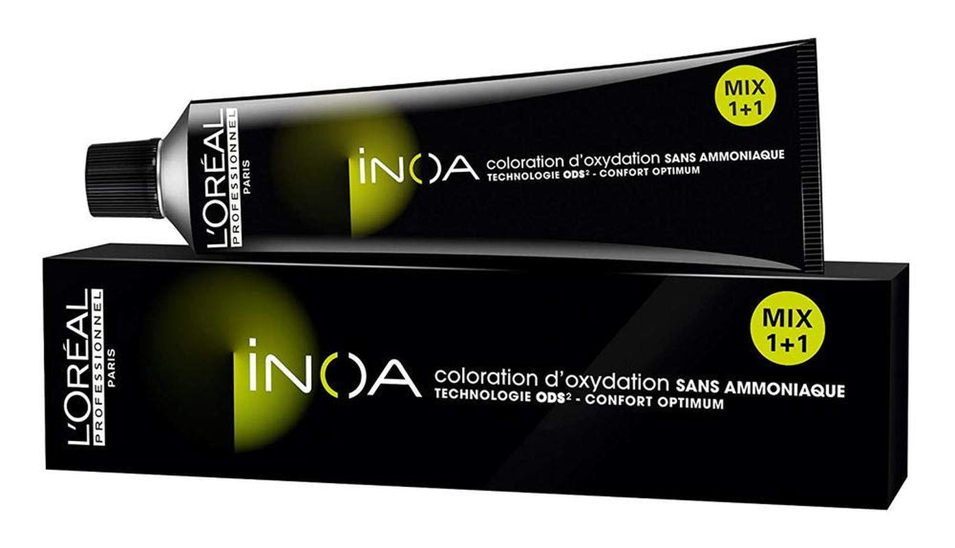 L'Oréal Professionnel INOA Colorație oxidativă fără amoniac 4 maro mediu, 1 pachet, (1x 60 ml)