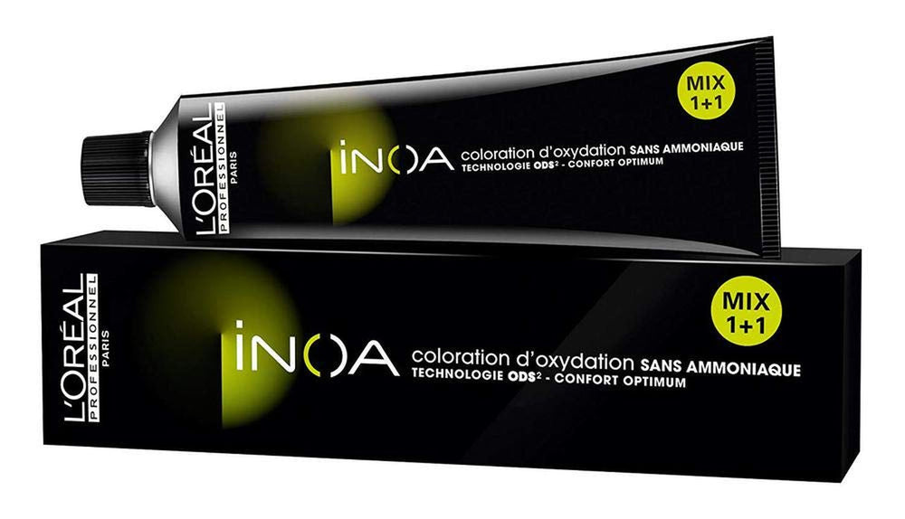 L'Oréal Professionnel INOA Colorație oxidativă fără amoniac 4 maro mediu, 1 pachet, (1x 60 ml)