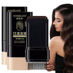 2 bucăți de pudră pentru linia părului maro închis, pudră pentru linia părului, concealer pentru linia părului, creioane pentru culoarea părului cu pieptene, instrument pentru acoperirea părului gri pentru femei și bărbați (40g, maro închis) Vopsea pentru par Naty Shop Titlu implicit