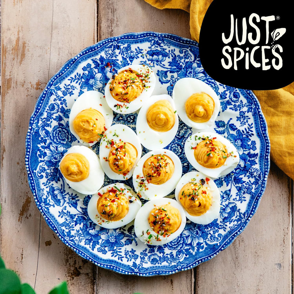 Just Spices Ei Topping I Streue Geschmack auf alle Ei-Speisen vom gekochten Ei bis Spiegelei I Gewürzdose, 55 g