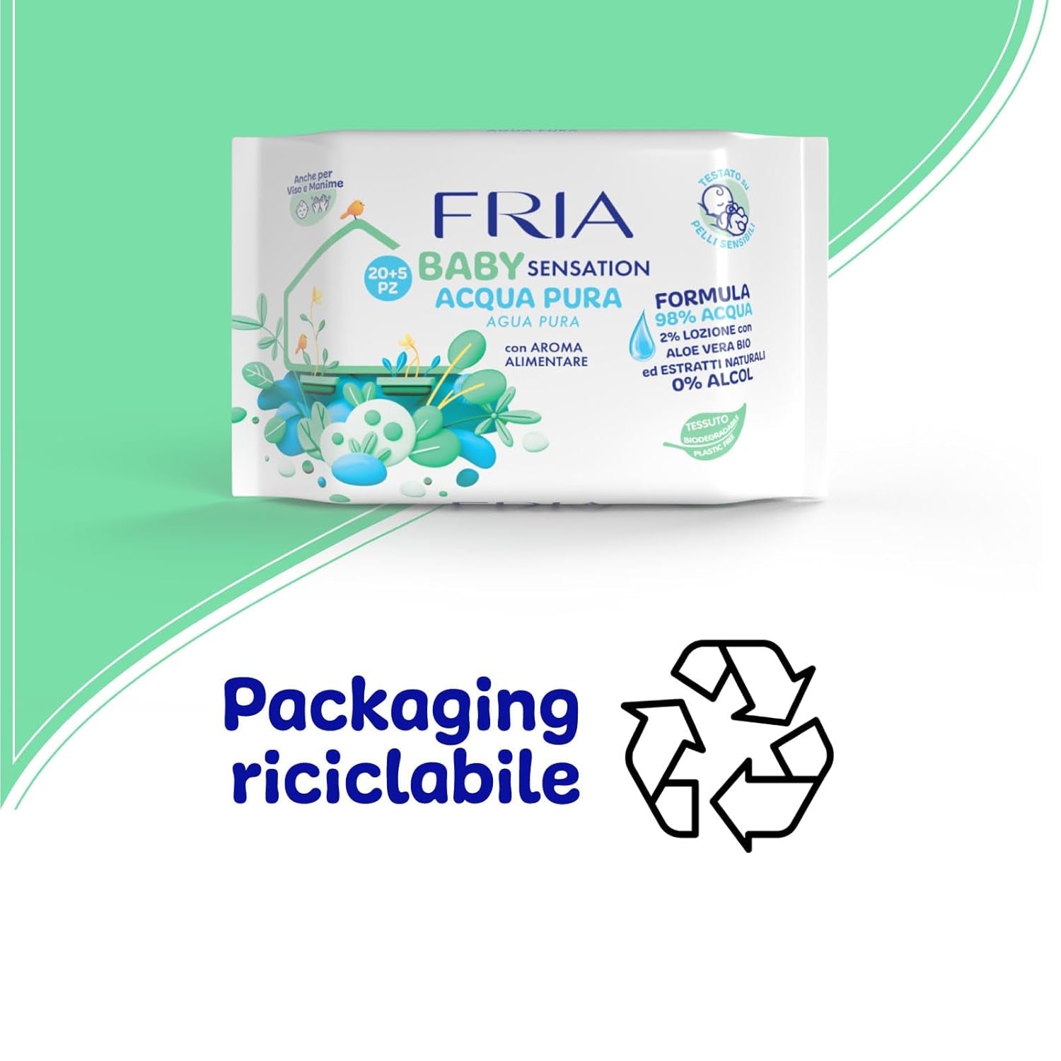 Tampoane Baby Sensation, 25 bucăți