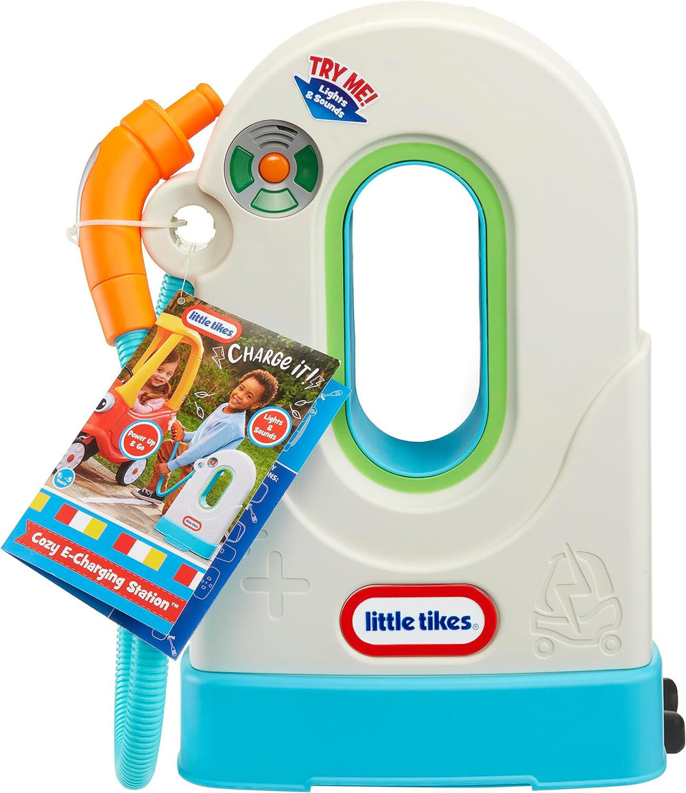 Stație de încărcare electrică Little Tikes Cozy cu lumini și sunete interactive - joc de rol pentru copii mici și copii - jucărie pentru fete și băieți - pentru copii cu vârsta cuprinsă între 18 luni și 5 ani Jucarii Bebe Naty Shop