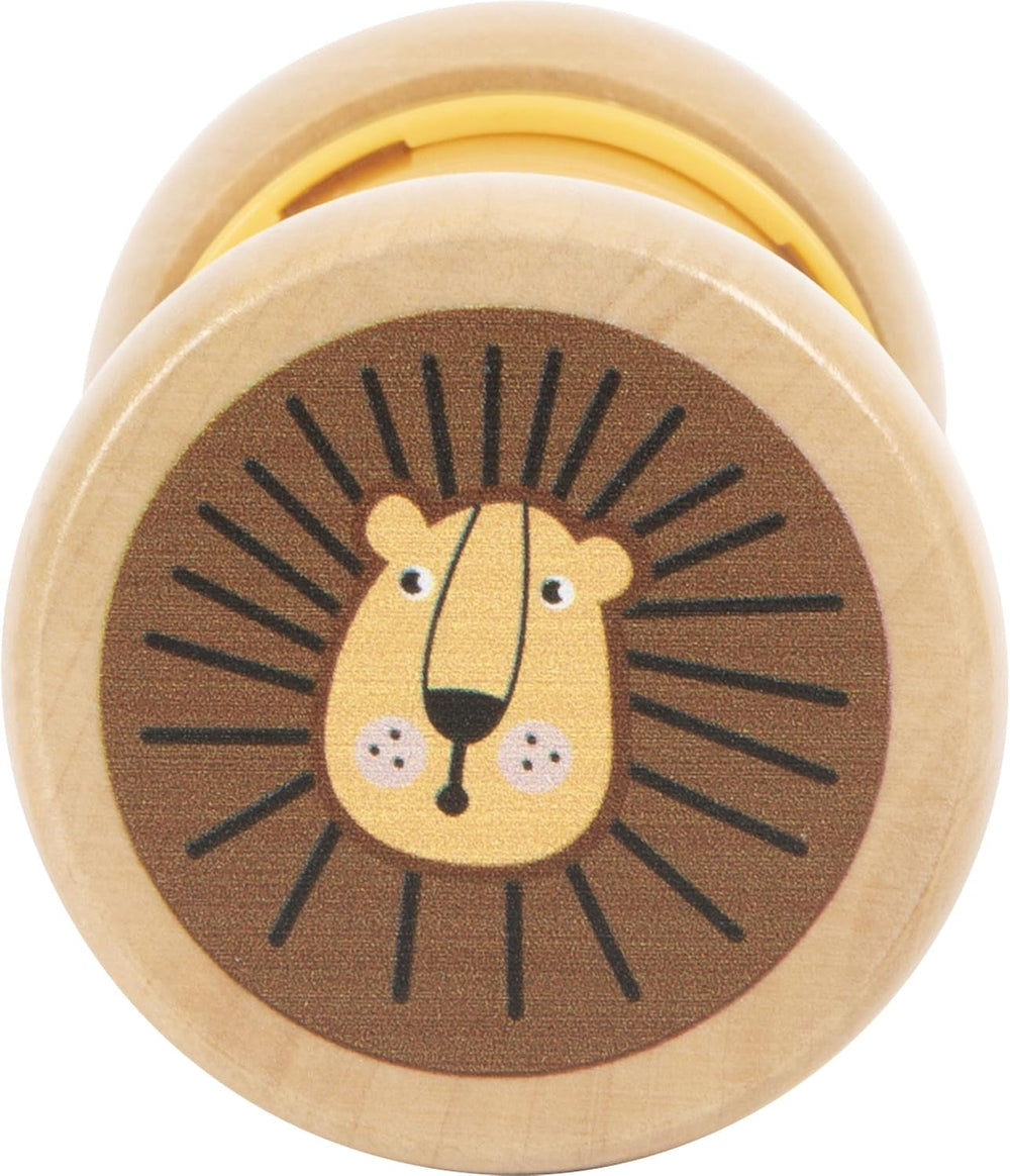 Small Foot rainmaker rattle "Safari", jucărie senzorială fascinantă din lemn, pentru copii începând cu vârsta de 6 luni, 12458 Jucarii Bebe Naty Shop