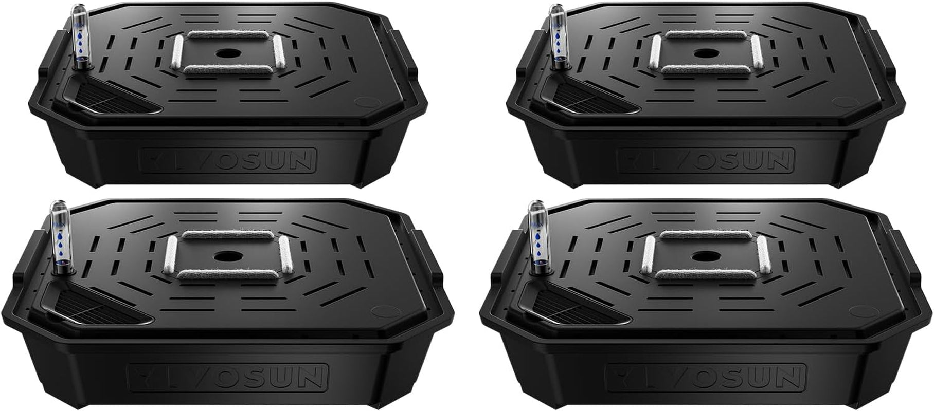 Cutie de creștere inteligentă VGrow All-in-One, sistem profesional cu lampă de creștere Samsung LM301H EVO, sistem avansat de circulație și ventilație, irigare, alimentare cu nutrienți pentru hidroponie de interior