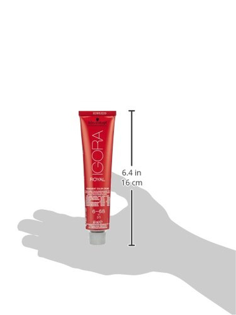 Schwarzkopf IGORA Royal Premium Hair Colour 6-68 blond închis roșu ciocolatiu, 1 pachet (1 x 60 g) Vopsea pentru par Naty Shop