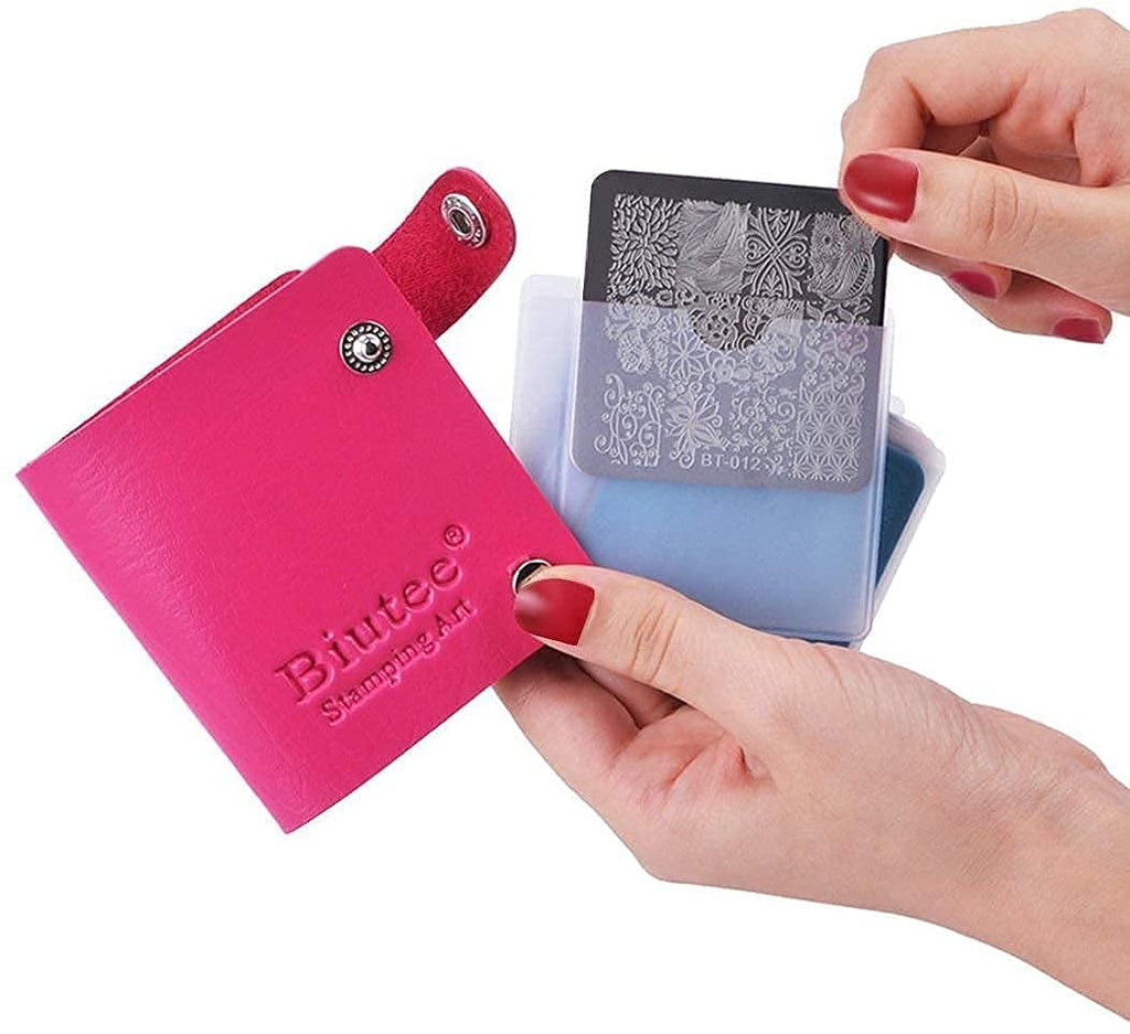 Biutee ștampilă unghii 30 piese, set de ștampile unghii, șablon unghii, ștampilare unghii animale flori imagini, placă unghii ștampilă cu 2 ștampile 2 răzuitoare, accesorii design unghii ștampilă unghii franțuzești