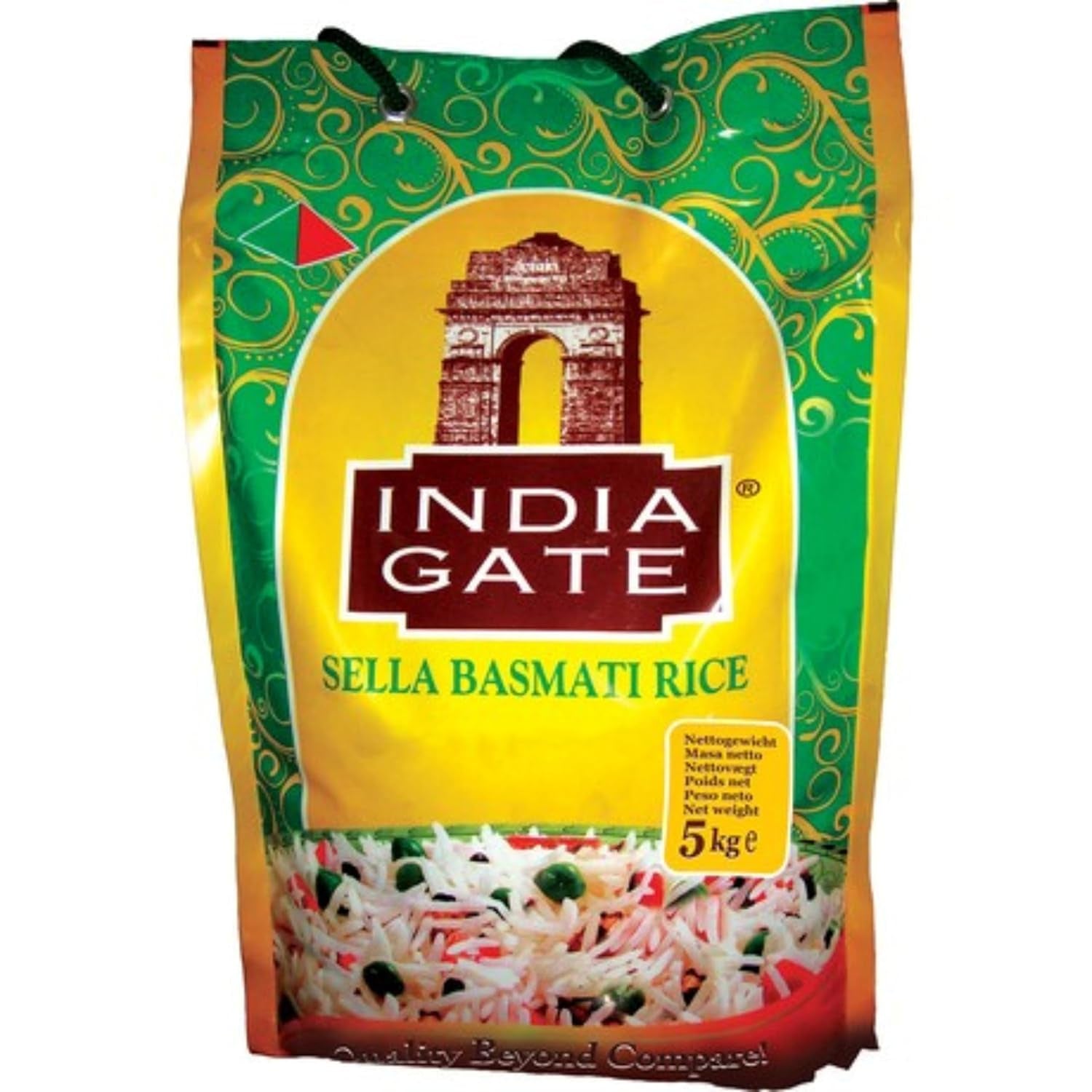 Orez Basmati Premium INDIA GATE – Orez cu bob lung fin, aromat, din India, bob lung fin (1 x 5 kg)