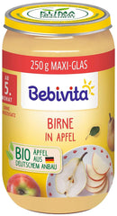 Legume Delicate Vegetable All-Around, pachet de 6 (6 X 190 grame) Mama si Copilul Naty Shop 250 grame Pere - măr