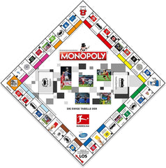 Winning Moves Monopoly Ediția Bundesliga - Joc Monopoly pentru fani - Jocuri de strategie pentru familie Ediția Bundesliga - 2+ jucători Vârste 8+ - Germană