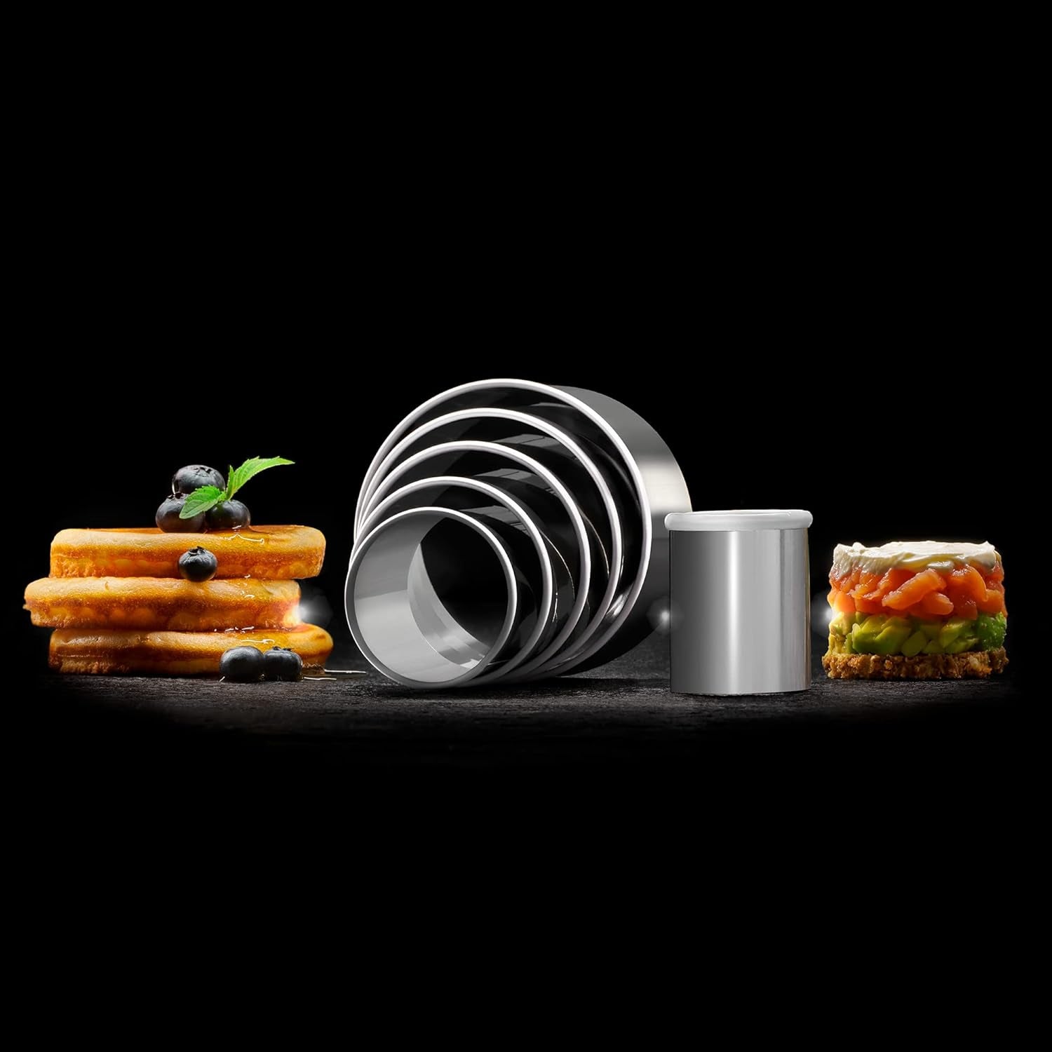 Set de forme pentru biscuiți Lurch 10560 din oțel inoxidabil, 6 piese, pentru decupare, drapare și porționare