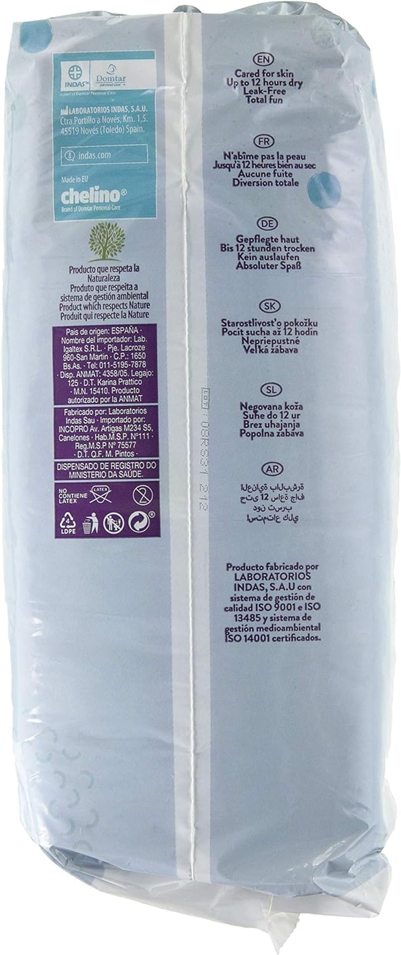 Scutece Indas Fashion & Love XL, mărimea 6 (17-28 kg), 27 bucăți