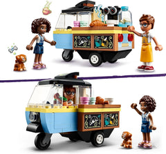 LEGO Friends Rolling Café, jucărie mică de copt pentru copii, cadou pentru fete și băieți de la 6 ani, jucărie educativă cu personajele Aliya, Jules și câinele Aira 42606 Seturi de constructie Besuche den LEGO-Store