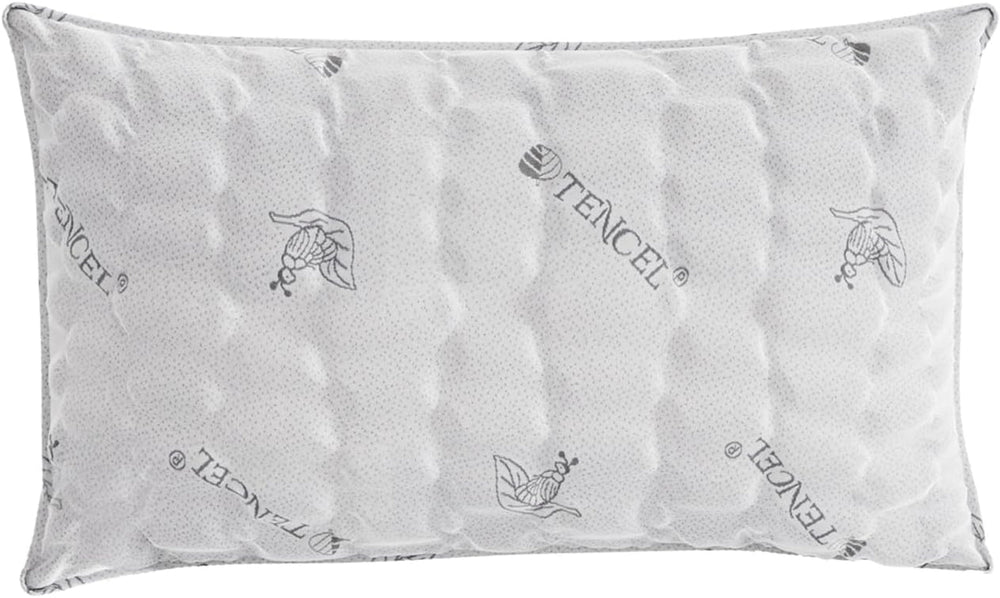 Lenjerie de pat italiană MB Home Italia, pernă, bioceramică, gri deschis, 45 x 75 cm Perne standard Naty Shop Tencel