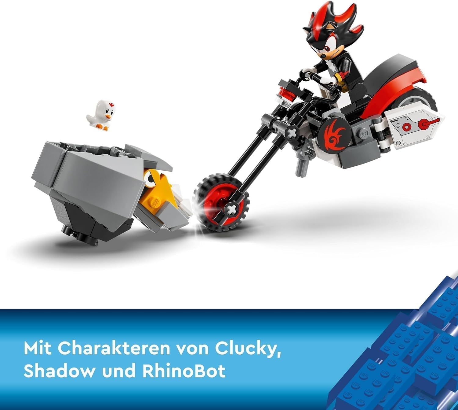 LEGO Sonic the Hedgehog Shadow the Hedgehog Escape, set cu motocicletă de jucărie și figuri din jocul video, cadou pentru gameri și fani de la 8 ani, articol fan pentru băieți și fete 76995 Seturi de constructie Besuche den LEGO-Store